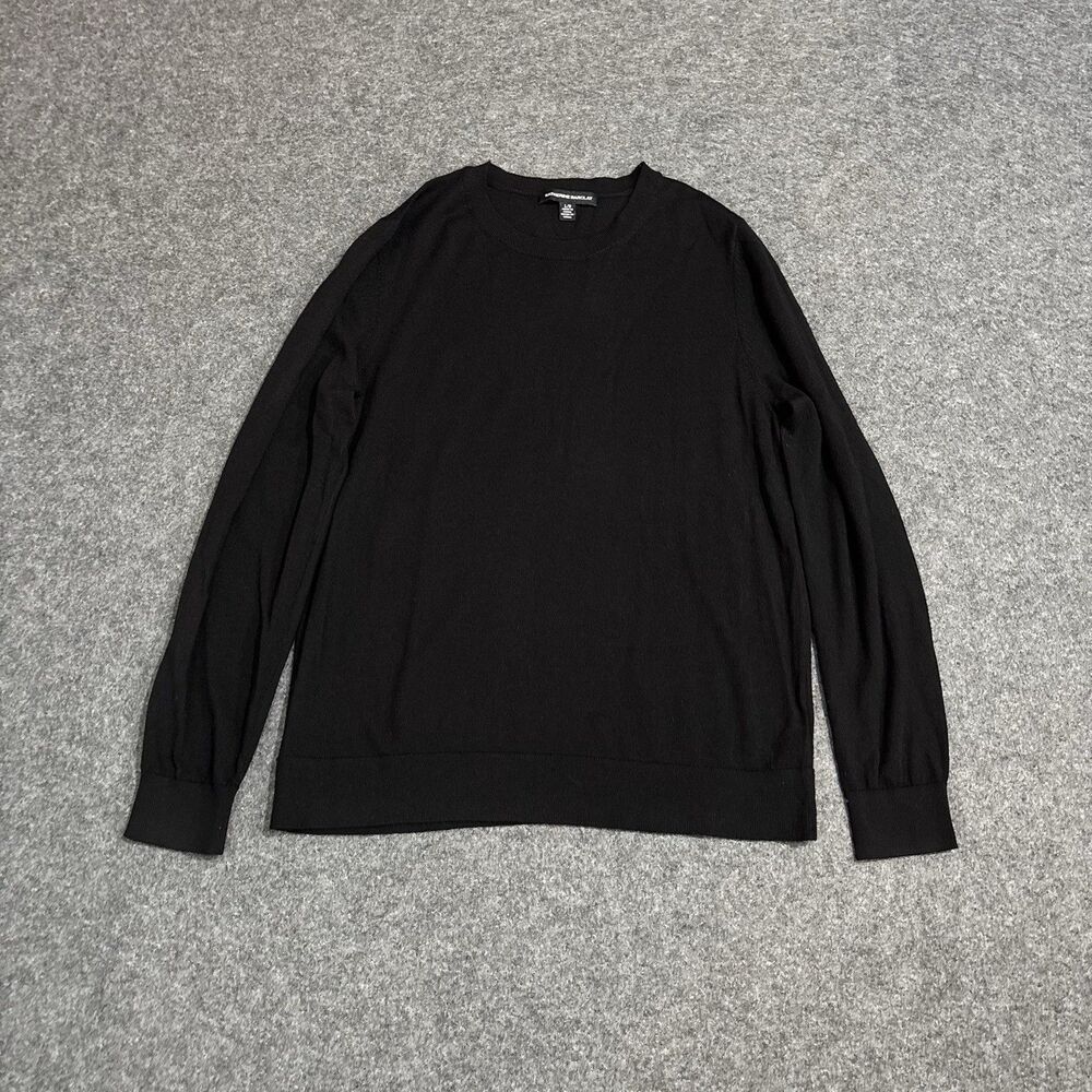 Katherine Barclay Merino Wool Sweater Women’s Medium Crew Neck Long Sleeve Black